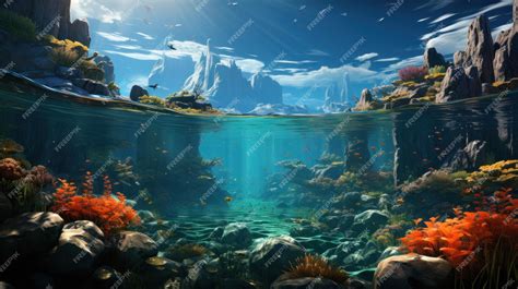 Premium AI Image | Sustainable fishing pristine ocean balanced ...