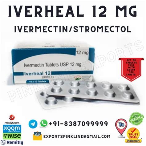 Iverheal Mg Ivermectin Tablets Mg X Treatment Anti