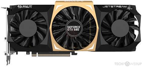 Palit Gtx 680 Jetstream Specs Techpowerup Gpu Database