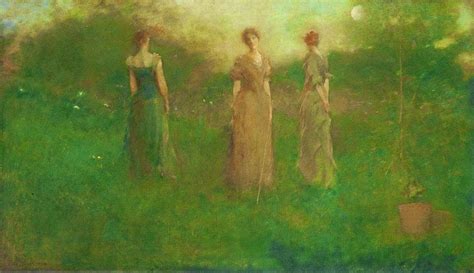 Thomas Dewing Tonalist Painter Tuttart Pittura Scultura