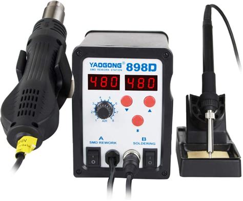 RAPLANC Soldering Station Kit 2 In 1 Digital Display SMD Solder