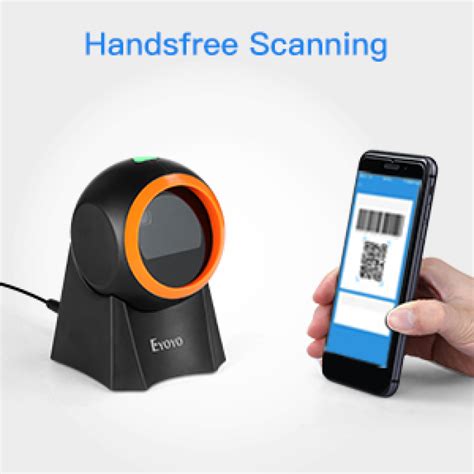 Eyoyo Hands Free D D Desktop Barcode Scanner Qr Barcode Reader