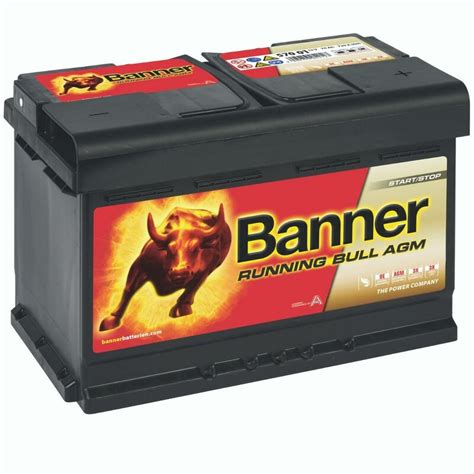 Banner Agm Autobatterie Running Bull Ah Vrla