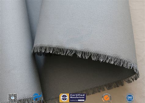 3732 15oz 0 5mm Grey PU Coated Fiberglass Cloth For Welding Curtain