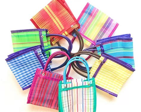 Mexican Mercado Bag Mexican Market Bag Fiesta Favors Mexican Mesh