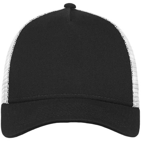 New Era Blackwhite Snapback Mesh Back Trucker Cap