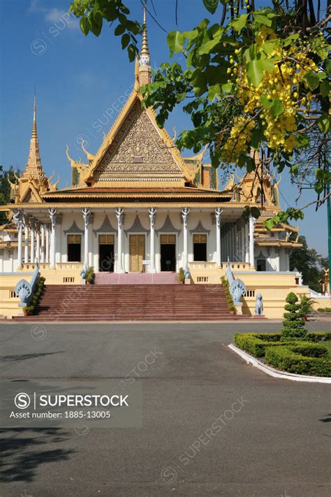 Cambodia, , Phnom Penh, The Royal Throne Hall at the Royal Palace - SuperStock