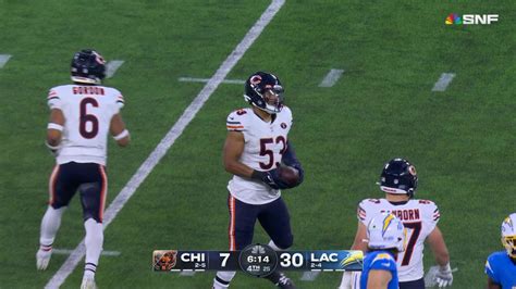 Chicago Bears Defensive Tackle Justin Jones Forced Fumble Gives The