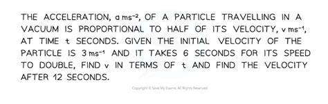 Edexcel A Level Maths Pure 复习笔记8 3 5 Solving And Interpreting Differential Equations 翰林国际教育