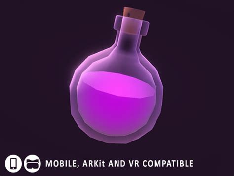 Potions With Liquid Simulation 3d Props Unity Asset Store