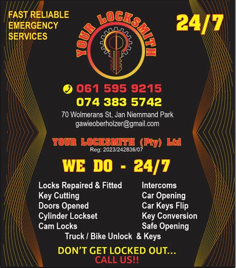 Your Locksmith Pty Ltd Nichemarket