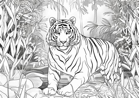 Tigre Coloriages Gratuits Imprimer