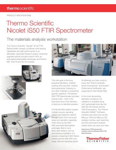 Thermo Scientific Nicolet Summit Ftir Spectrometer Thermo Fisher