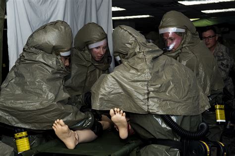 4th MDG Conducts CBRN Decontamination Team Training Seymour Johnson