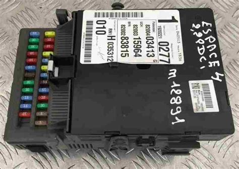 Fuse Box Diagram Renault Espace G Relay With Assignment