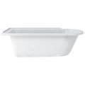 Burlington Hampton Freestanding 750mm Wide White Shower Bath