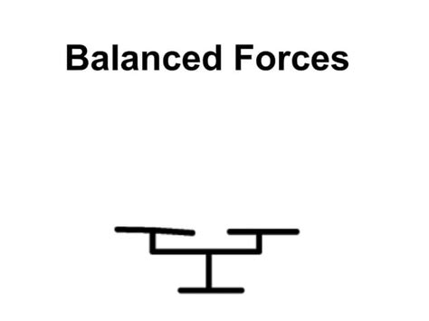 Balanced forces ppt | PPT