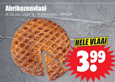 Abrikozenvlaai Cm Voor Personen Hele Vlaai Aanbieding Bij Dirk