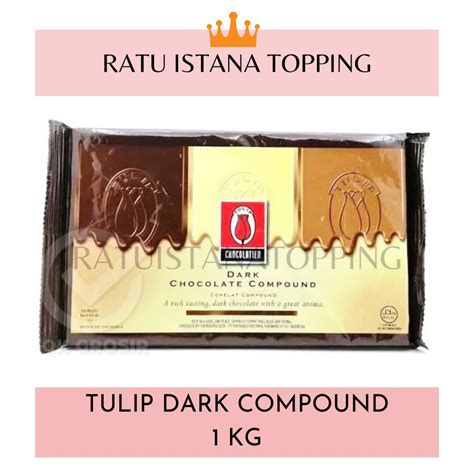 Jual Tulip Dark Chocolate Compound Kg Tulip Coklat Batang Kg Tulip