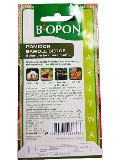 BIOPON POMIDOR BAWOLE SERCE 0 2 G