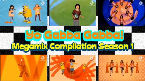 Yo Gabba Gabba Megamix Compilation Season 1 YouTube