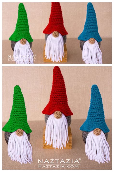 5 Santa Gnome Free Crochet Pattern Christmas Crochet Patterns Free