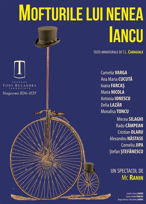 T Rgovi Te Mofturile Lui Nenea Iancu O Nou Premier La Teatrul