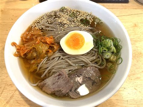 【別府冷麺・六盛】さっぱり和風出汁と歯ごたえのある蕎麦粉を使った麺が最高に旨い（別府）｜ひーたぱぱブログ＠北九州