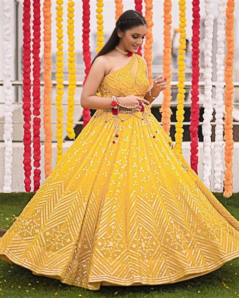 25 Gorgeous Yellow Lehenga Ideas Your Ott Haldi Look