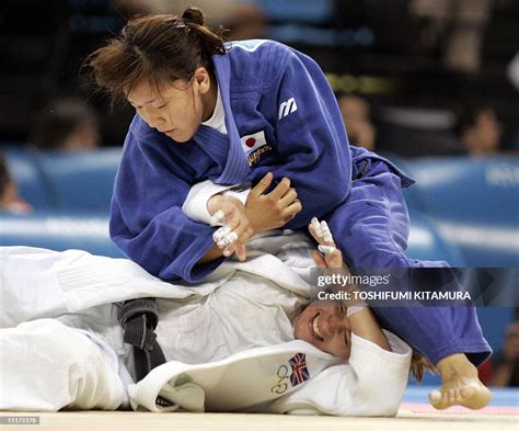 Japanese Female Judoka Yuki Yokosawa Attempts To Hold Georgina News