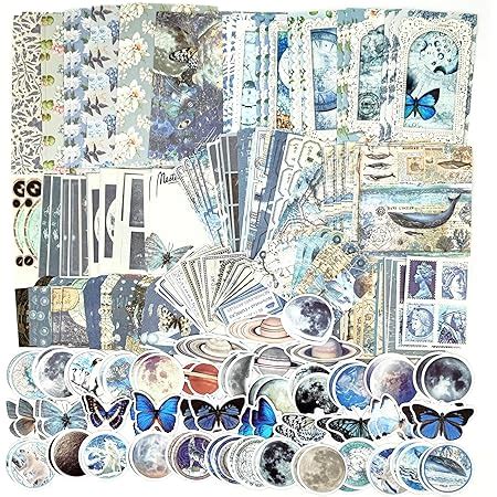 Amazon Esweny Pcs Vintage Scrapbooking Supplies Pack Aesthetic