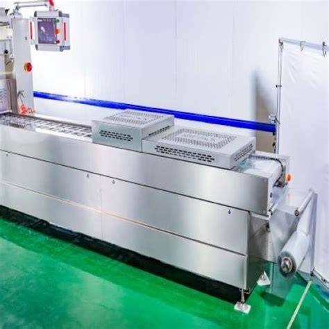 Vacuum Skin Thermoforming Packaging Machine For Fish Fillet Vacuum