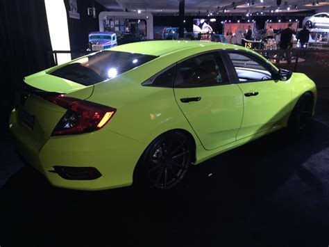 First Vinyl Wrapped 2016 Honda Civic Sedans Carscoops