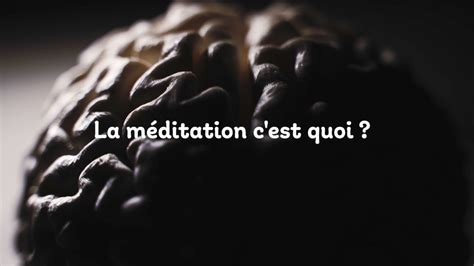 Qu est ce que la méditation Masterclass Méditation Impacts sur le