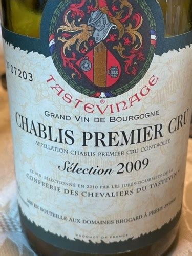 Domaines Brocard Tastevinage Chablis Premier Cru Sélection Vivino US