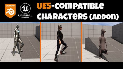 Blender Addon Rig Any Character With The Ue Manny Quinn Skeleton