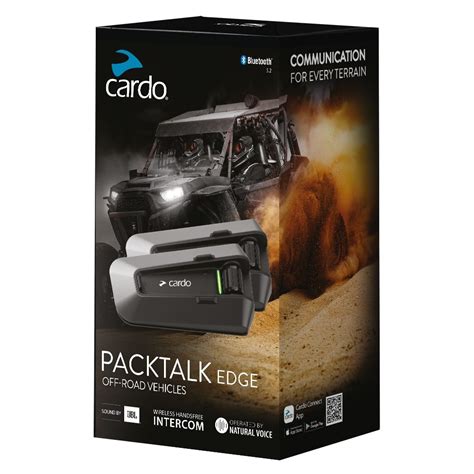 Cardo Packtalk Edge Duo Orv Bluetooth Mesh Cassons Cassons