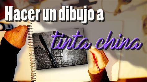 Como Dibujar Con Tinta China Cct Youtube