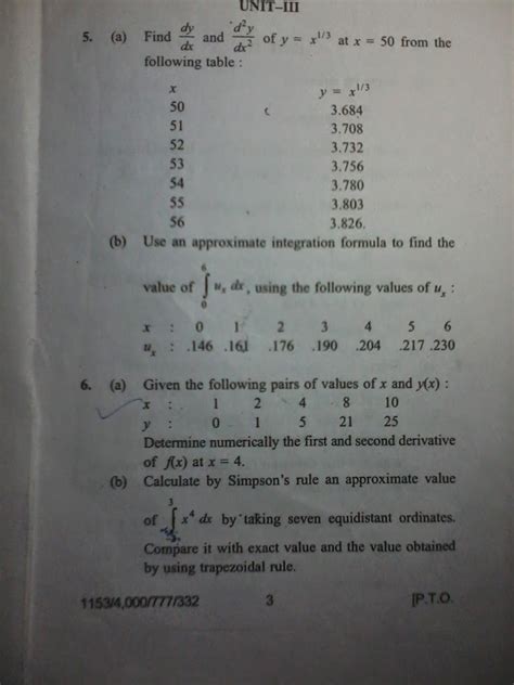 World And Knowledge Numerical Method Question Paper Bca Final Year