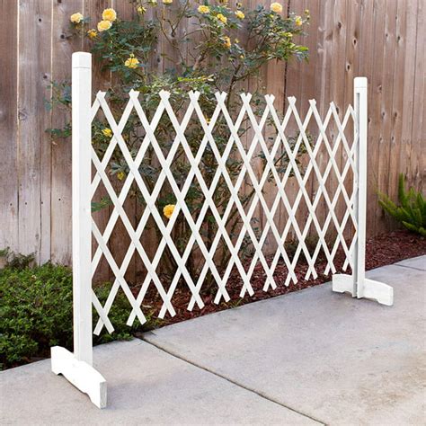 White Extendable Instant Fence