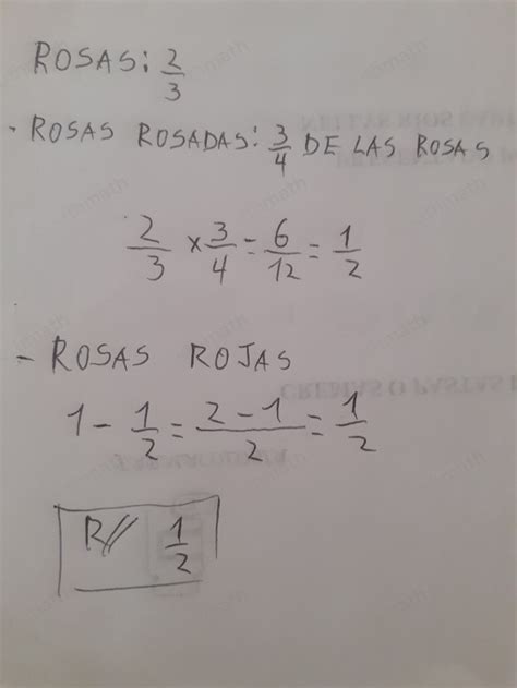 Solved e Las dos terceras partes de las flores en un jardí algebra