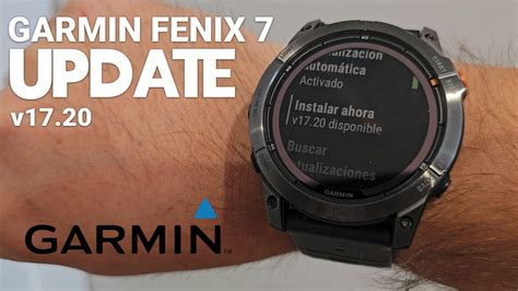 Nueva Actualizaci N Garmin Fenix V Youtube