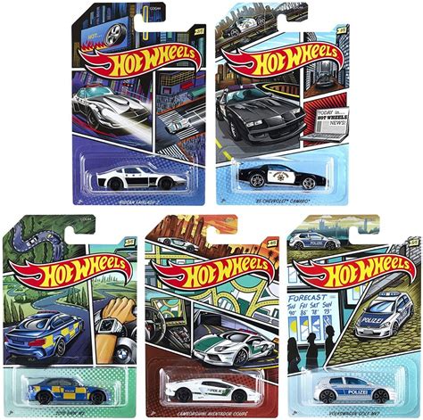 Hot Wheels Walmart Exclusive Police Series Set Of Car