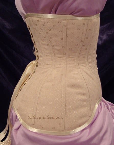 Diamond Brocade Coutil Tight Lacing Corset By Sidney Eileen