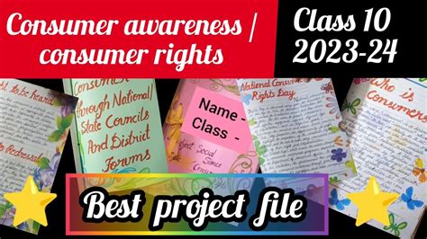 Project On Consumer Rights For Class 10 Consumer Rights Project For Class 10 Trending Class10