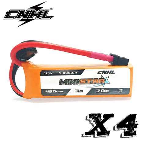 Cnhl Batterie Lipo 3s 70c 450mah 11 1v Avec Prise Xt30 Pour Mini