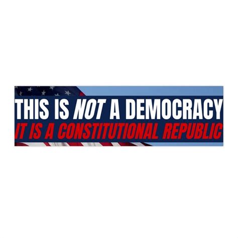 Democracy Bumper Stickers Etsy