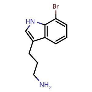 3 7 Bromo 3 Indolyl 1 Propanamine 95 CAS 586335 99 1 AChemBlock