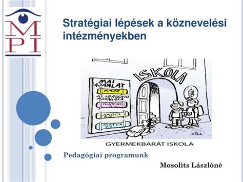 PPT Stratégiai lépések a köznevelési intézményekben PowerPoint