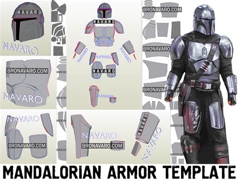 Mandalorian Helmet Template